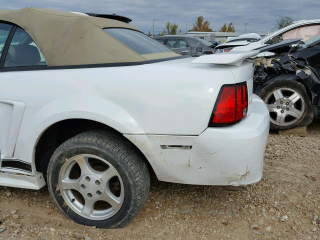 1FAFP44493F340488 - 2003 FORD MUSTANG WHITE photo 9