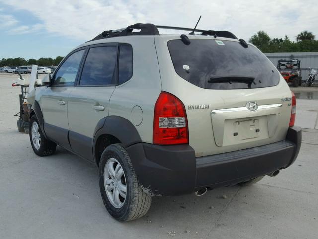 KM8JN12D76U364246 - 2006 HYUNDAI TUCSON GLS TAN photo 3