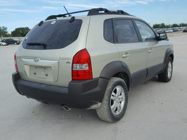 KM8JN12D76U364246 - 2006 HYUNDAI TUCSON GLS TAN photo 4