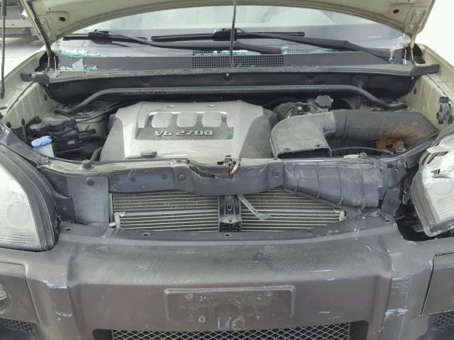 KM8JN12D76U364246 - 2006 HYUNDAI TUCSON GLS TAN photo 7