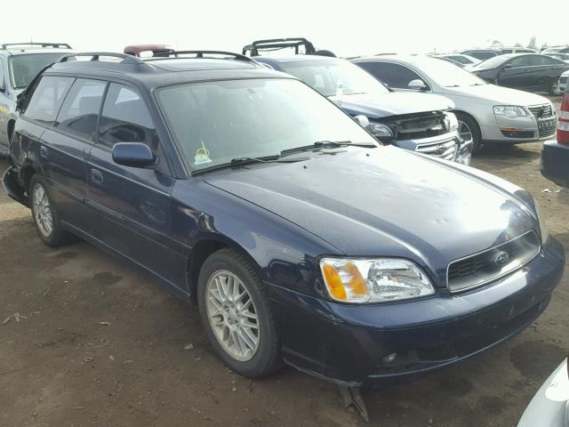 4S3BH635937302474 - 2003 SUBARU LEGACY L BLUE photo 1