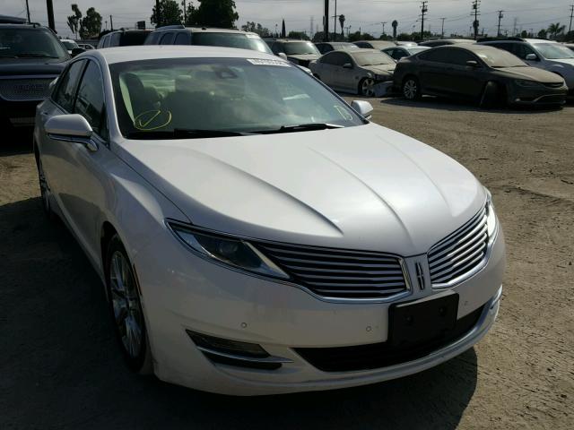 3LN6L2LU2DR814552 - 2013 LINCOLN MKZ HYBRID WHITE photo 1