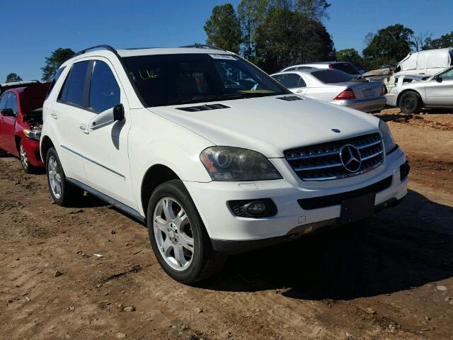 4JGBB86E18A340747 - 2008 MERCEDES-BENZ ML 350 WHITE photo 1