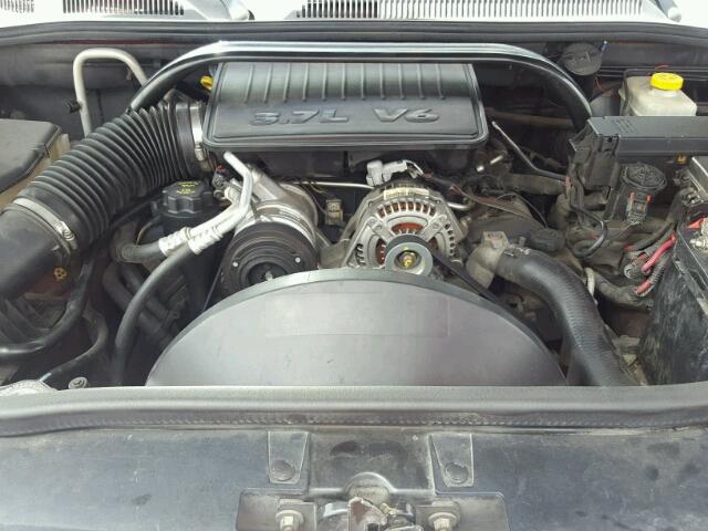 1J8HG48K37C527396 - 2007 JEEP COMMANDER BURGUNDY photo 7