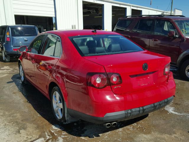 3VWRM71K48M002876 - 2008 VOLKSWAGEN JETTA SE RED photo 3