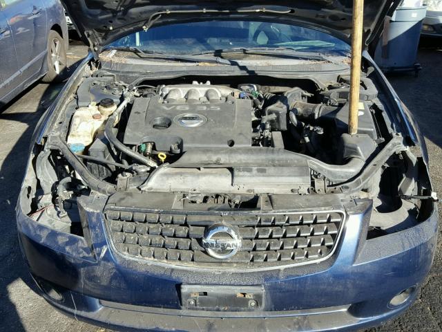 1N4BL11D75C122809 - 2005 NISSAN ALTIMA SE BLUE photo 7