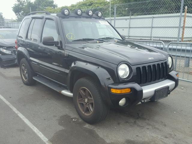 1J4GL38K63W512578 - 2003 JEEP LIBERTY RE BLACK photo 1