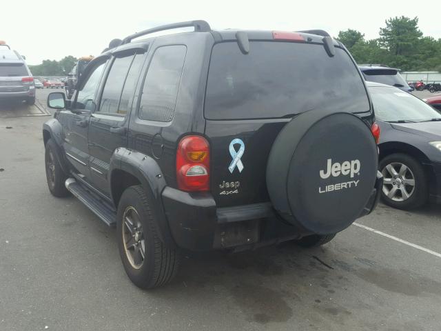 1J4GL38K63W512578 - 2003 JEEP LIBERTY RE BLACK photo 3