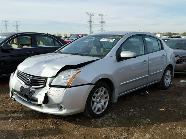 3N1AB6APXCL780628 - 2012 NISSAN SENTRA 2.0 SILVER photo 2