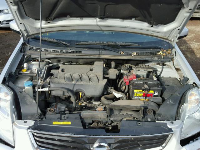 3N1AB6APXCL780628 - 2012 NISSAN SENTRA 2.0 SILVER photo 7