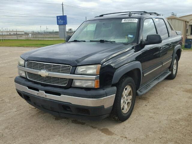 3GNEC12Z06G194796 - 2006 CHEVROLET AVALANCHE BLACK photo 2