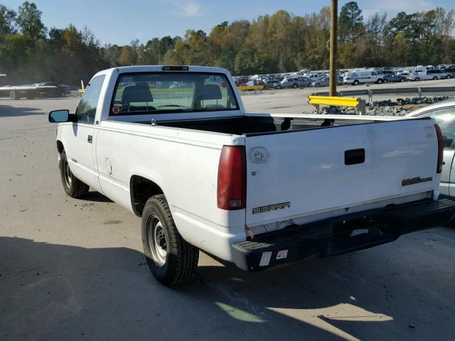 1GTEC14Z6SZ532251 - 1995 GMC SIERRA C15 WHITE photo 3