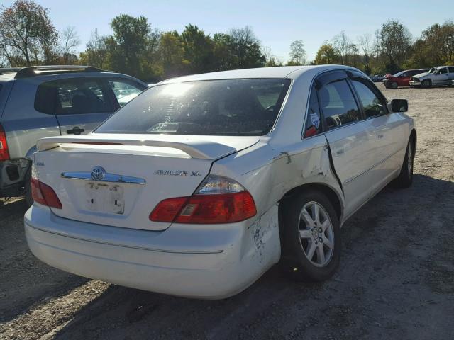 4T1BF28B83U272541 - 2003 TOYOTA AVALON XL WHITE photo 4