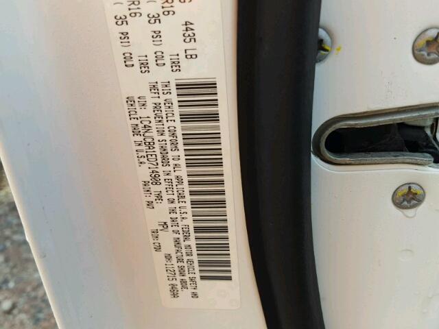 1C4NJCBA1ED714908 - 2014 JEEP COMPASS SP 白色 照片 10