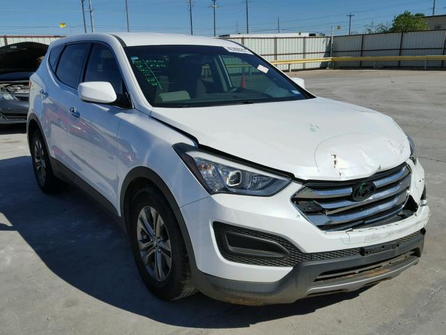 5XYZT3LB6DG020380 - 2013 HYUNDAI SANTA FE S WHITE photo 1