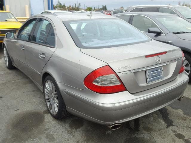 WDBUF56X27B047044 - 2007 MERCEDES-BENZ E 350 TAN photo 3