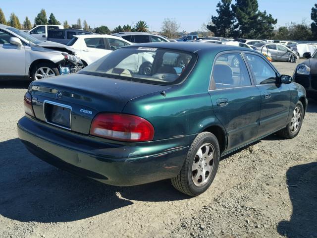 1YVGF22D5X5876465 - 1999 MAZDA 626 ES GREEN photo 4