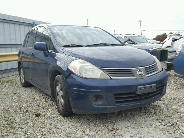 3N1BC13E67L404319 - 2007 NISSAN VERSA S BLUE photo 1