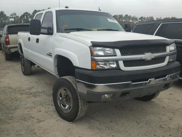 1GCHK232X4F220545 - 2004 CHEVROLET SILVERADO WHITE photo 1