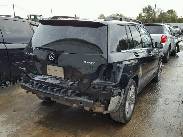 WDCGG8JB0DG036772 - 2013 MERCEDES-BENZ GLK 350 4M BLACK photo 4