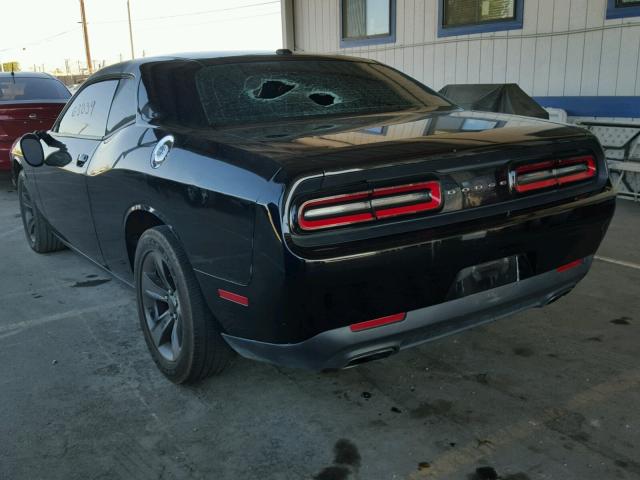 2C3CDZAG9FH764293 - 2015 DODGE CHALLENGER BLACK photo 3