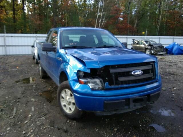 1FTFX1EF8DKE85555 - 2013 FORD F150 SUPER BLUE photo 1