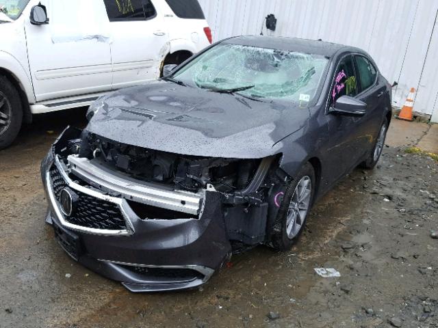 19UUB1F51JA008917 - 2018 ACURA TLX TECH ნაცრისფერი ფოტო 2