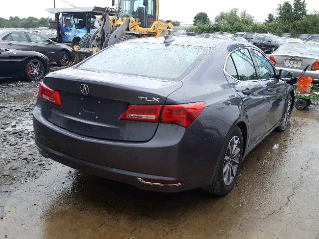 19UUB1F51JA008917 - 2018 ACURA TLX TECH ნაცრისფერი ფოტო 4