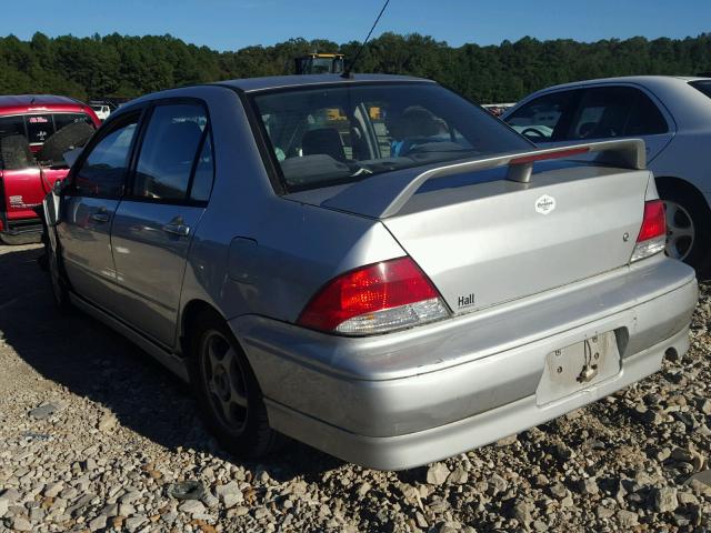 JA3AJ86E73U092478 - 2003 MITSUBISHI LANCER OZ SILVER photo 3