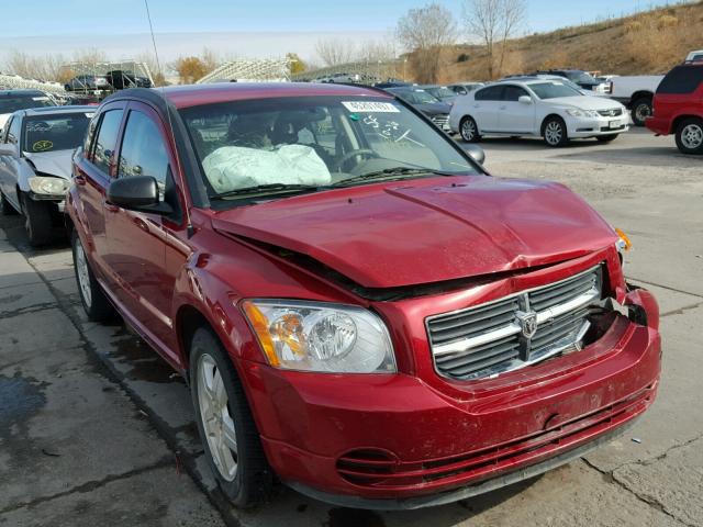 1B3HB48A79D180599 - 2009 DODGE CALIBER SX RED photo 1