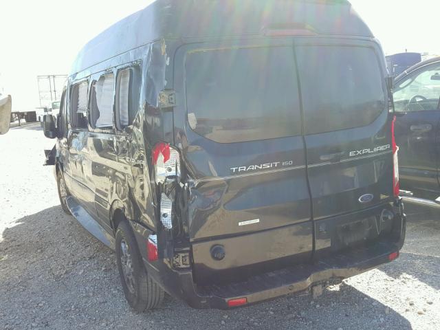 1FTYE9ZG3HKA77146 - 2017 FORD TRANSIT T- BLACK photo 3