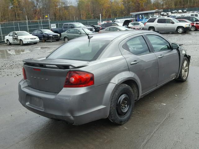 1C3CDZEG5CN143372 - 2012 DODGE AVENGER SX GRAY photo 4