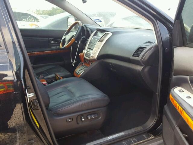 2T2GK31U89C079606 - 2009 LEXUS RX 350 BLACK photo 5