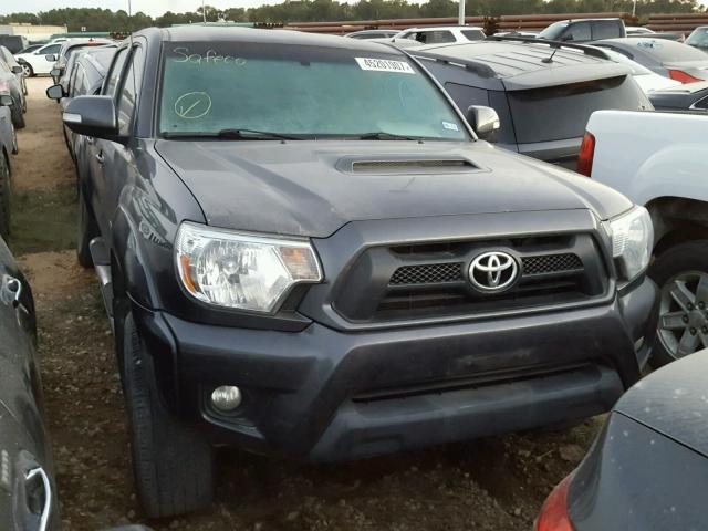 3TMLU4EN1EM162947 - 2014 TOYOTA TACOMA DOU CHARCOAL photo 1