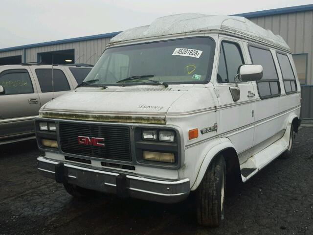 1GDEG25K0SF521996 - 1995 GMC RALLY WAGO WHITE photo 2