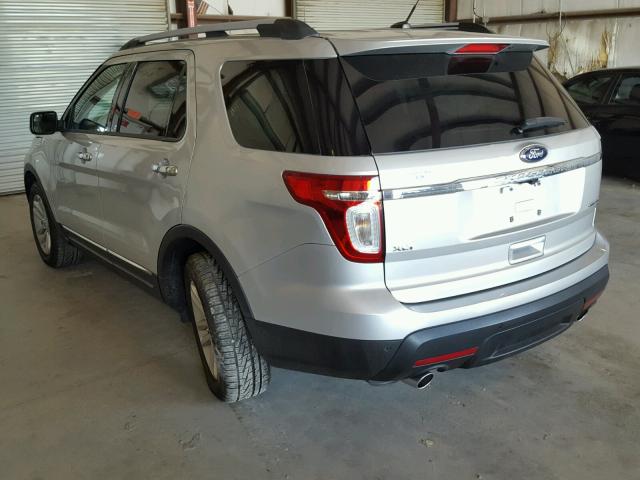 1FM5K7D82EGA96426 - 2014 FORD EXPLORER X GRAY photo 3