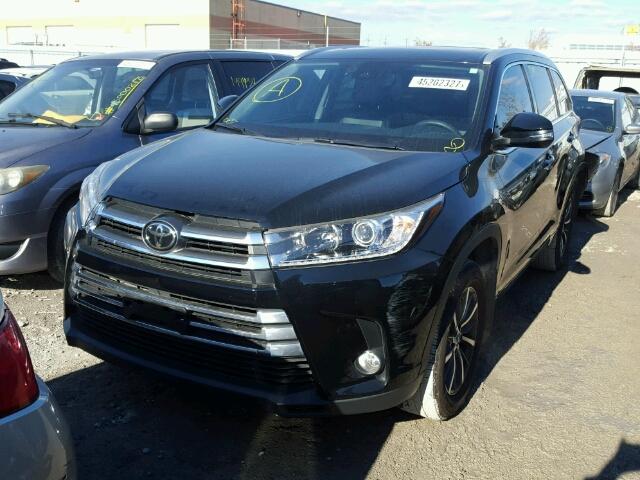 5TDJZRFH5HS402097 - 2017 TOYOTA HIGHLANDER BLACK photo 2