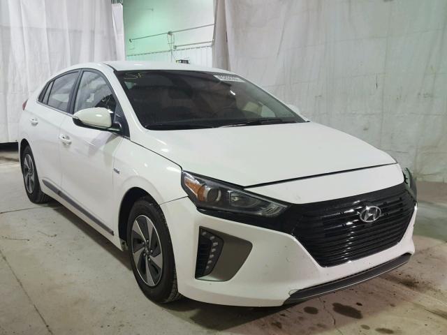 KMHC75LC0HU032068 - 2017 HYUNDAI IONIQ SEL WHITE photo 1