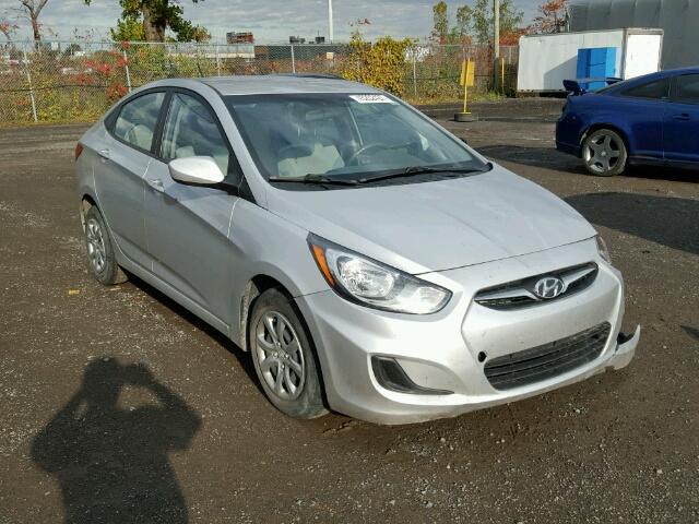 KMHCT4AE2CU257112 - 2012 HYUNDAI ACCENT GLS SILVER photo 1