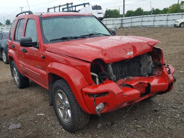 1J4GL58K64W125557 - 2004 JEEP LIBERTY LI RED photo 1