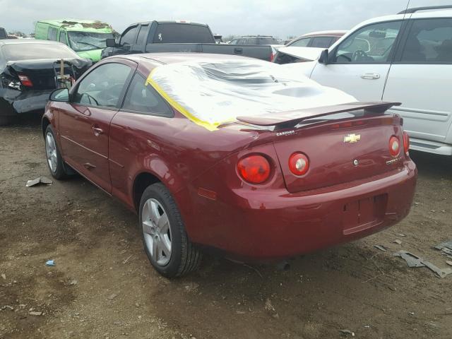 1G1AL15F877114790 - 2007 CHEVROLET COBALT LT RED photo 3