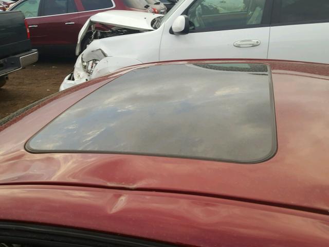 1G1AL15F877114790 - 2007 CHEVROLET COBALT LT RED photo 9