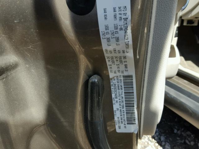 1J8HG58226C246288 - 2006 JEEP COMMANDER ყავისფერი ფოტო 10