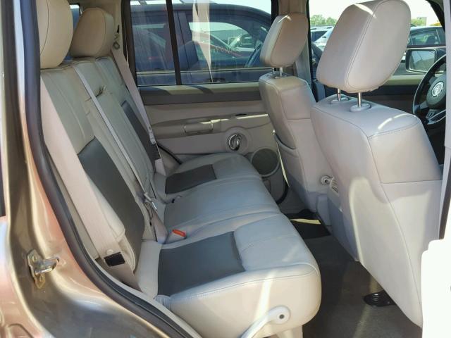 1J8HG58226C246288 - 2006 JEEP COMMANDER ყავისფერი ფოტო 6