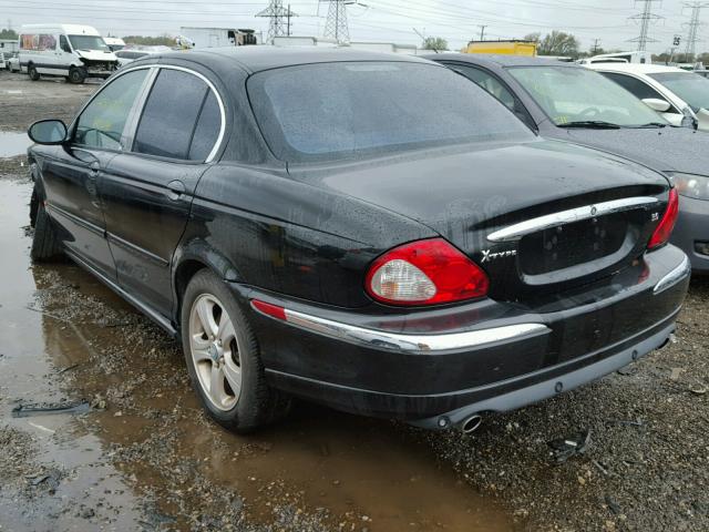 SAJEA51C32WC14476 - 2002 JAGUAR X-TYPE BLACK photo 3