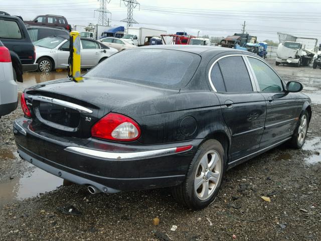 SAJEA51C32WC14476 - 2002 JAGUAR X-TYPE BLACK photo 4