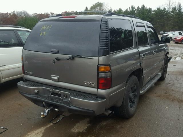 1GKEK63U65J240449 - 2005 GMC YUKON DENA CHARCOAL photo 4