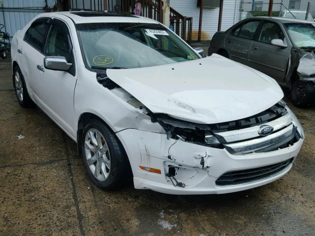 3FAHP0JG2CR242129 - 2012 FORD FUSION SEL WHITE photo 1