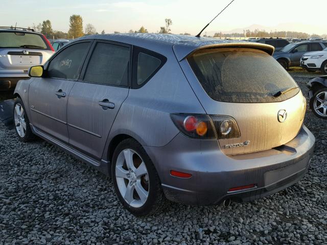 JM1BK344161522740 - 2006 MAZDA 3 HATCHBAC GRAY photo 3