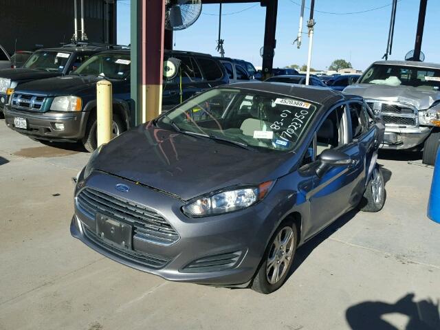 3FADP4BJXEM191480 - 2014 FORD FIESTA SE GRAY photo 2